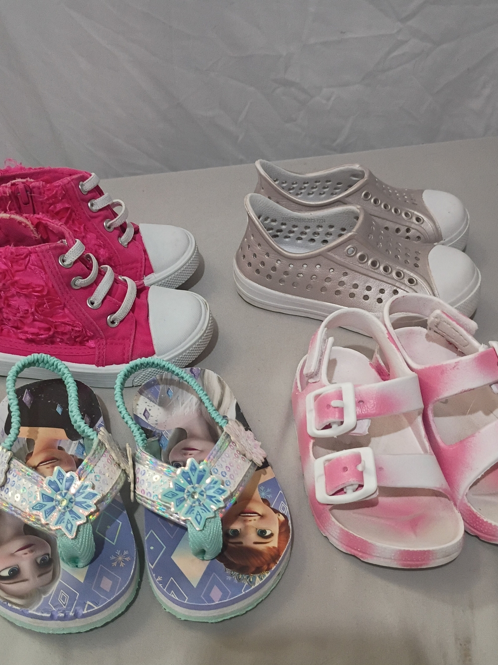 Toddler Girl Shoes Size 5/6 4 Pairs
